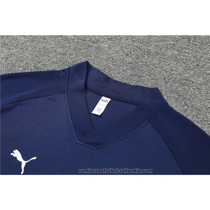 Chandal del Olympique Marsella Manga Corta 22/23 Azul - Pantalon Corto